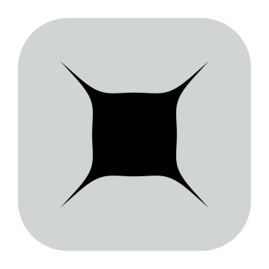 Abstract geometric icon, symbol element shape