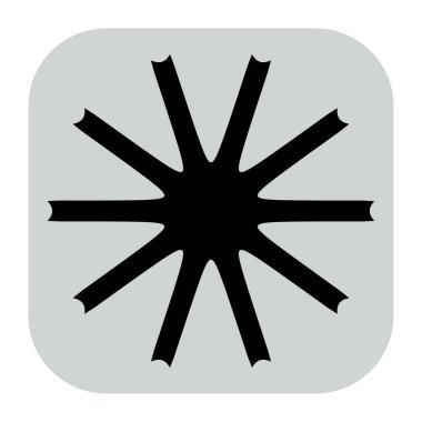 Soyut geometrik simge, sembol ögesi şekli