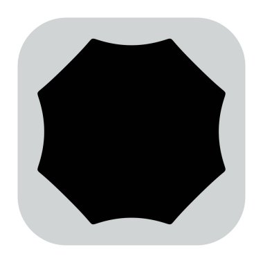 Soyut geometrik simge, sembol ögesi şekli