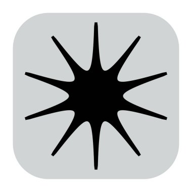 Soyut geometrik simge, sembol ögesi şekli