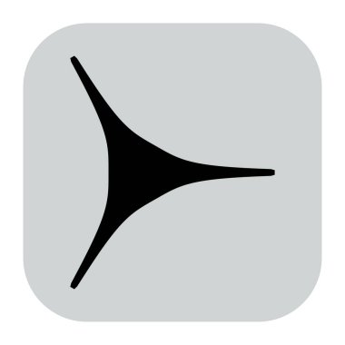 Soyut geometrik simge, sembol ögesi şekli