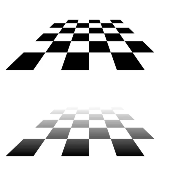 Schack Schackbräda Rutor Texturerat Element Stock Vektor Illustration Klipp Art — Stock vektor