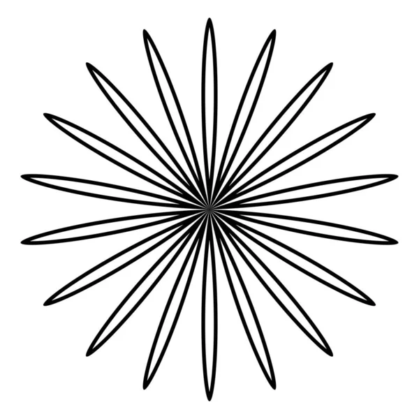 Yaprak, çiçek ve bitki silueti elementi