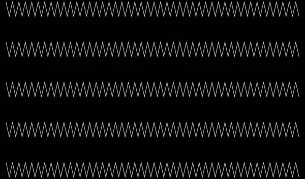 Волнистые Зигзагообразные Пересекающиеся Линии Полосы Размахивания — стоковый вектор