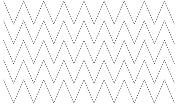 Wavy Zig Zag Criss Cross Lines Waving Stripes — Vetor de Stock