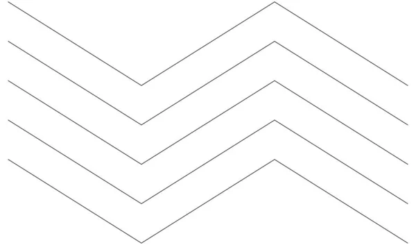 Wavy Zig Zag Criss Cross Lines Waving Stripes — Vetor de Stock