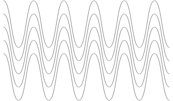 Wavy Zig Zag Criss Cross Lines Waving Stripes — Διανυσματικό Αρχείο