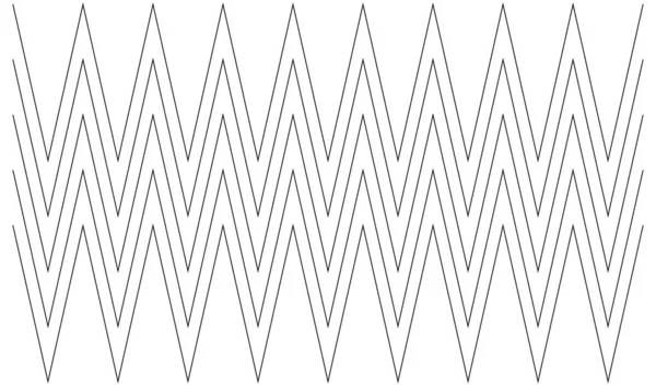Wavy Zig Zag Criss Cross Lines Waving Stripes — Vector de stoc
