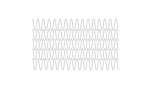 Wavy Zig Zag Criss Cross Lines Waving Stripes — Stockový vektor