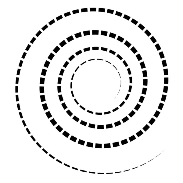 Спіральний Вихровий Вихровий Елемент — стоковий вектор