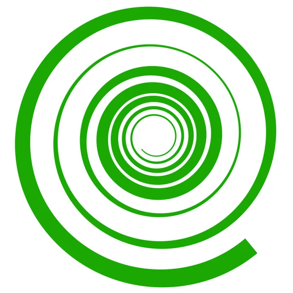 Spiral Swirl Twirl Shape Element — Stock vektor