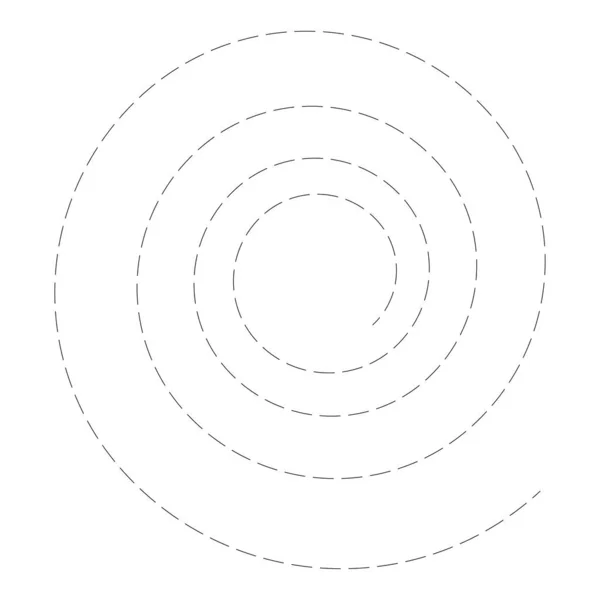 Spiral Wirbel Und Wirbelformelement — Stockvektor