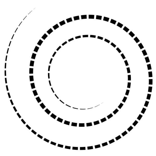 Spiral Swirl Twirl Shape Element — Vetor de Stock