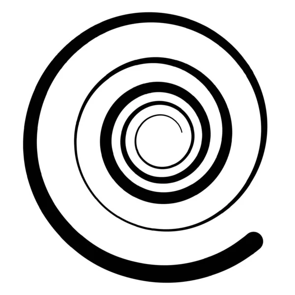 Elemento Espiral Giratorio Giratorio — Vector de stock