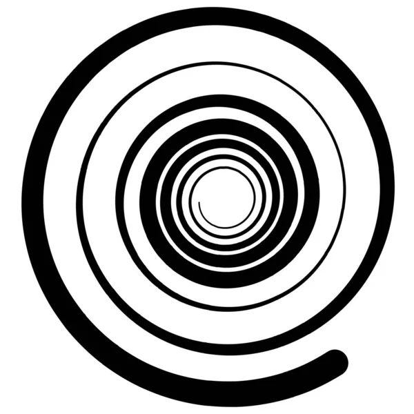 螺旋形 螺旋形和螺旋形元素 — 图库矢量图片