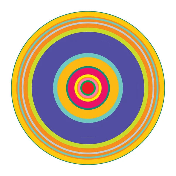 Rastgele daireler soyut geometrik bileşim