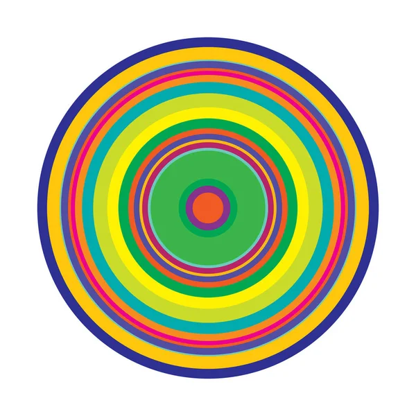 Rastgele daireler soyut geometrik bileşim