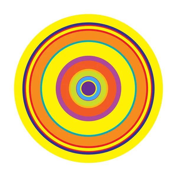 Rastgele daireler soyut geometrik bileşim