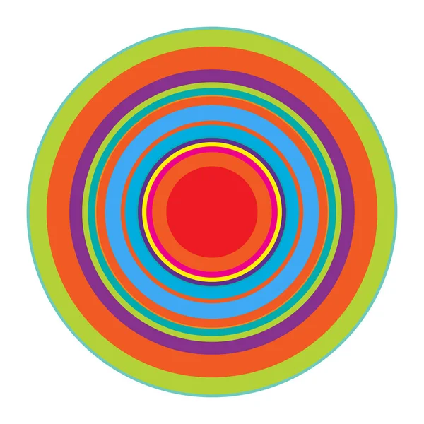 Rastgele daireler soyut geometrik bileşim