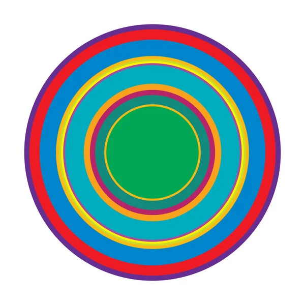 Rastgele daireler soyut geometrik bileşim