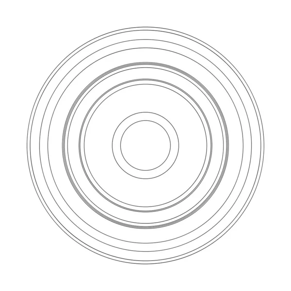 Rastgele daireler soyut geometrik bileşim