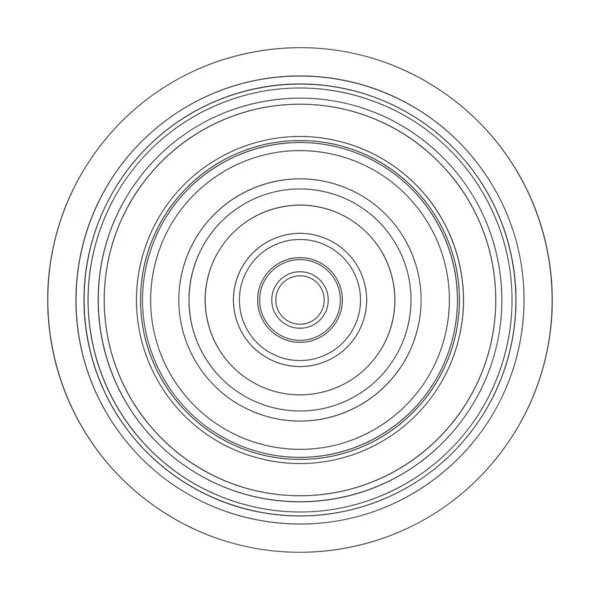 Willekeurige Cirkels Abstracte Geometrische Samenstelling — Stockvector