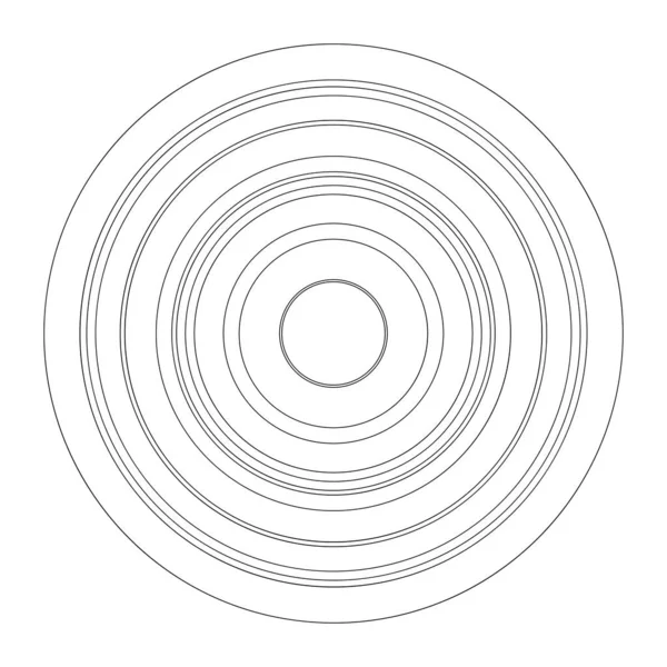Cercles Aléatoires Composition Géométrique Abstraite — Image vectorielle
