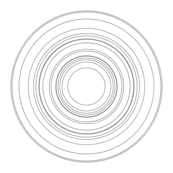 Random Circles Abstract Geometric Composition — Διανυσματικό Αρχείο