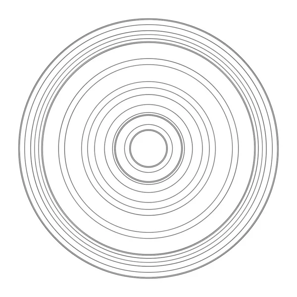 Random Circles Abstract Geometric Composition — Vector de stock