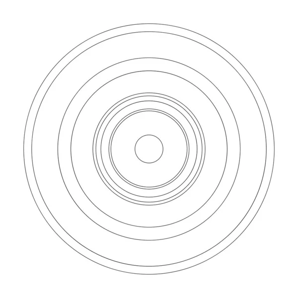 Slumpmässiga Cirklar Abstrakt Geometrisk Sammansättning — Stock vektor