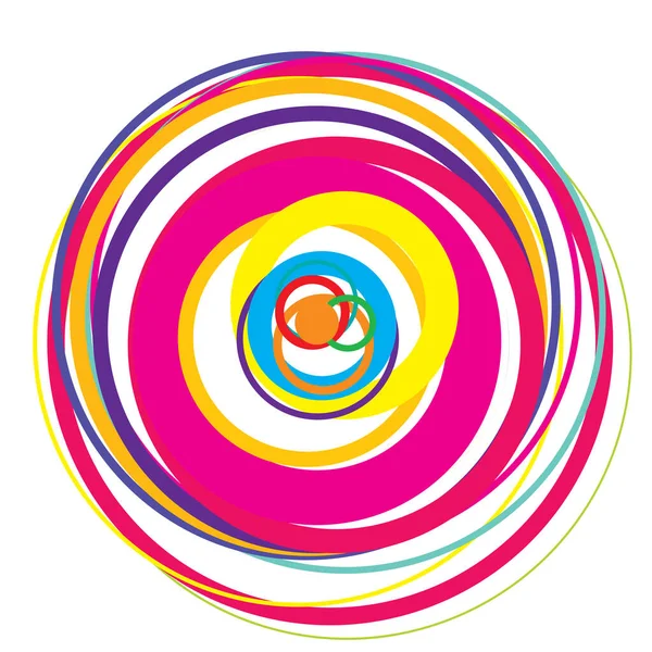 Rastgele daireler soyut geometrik bileşim