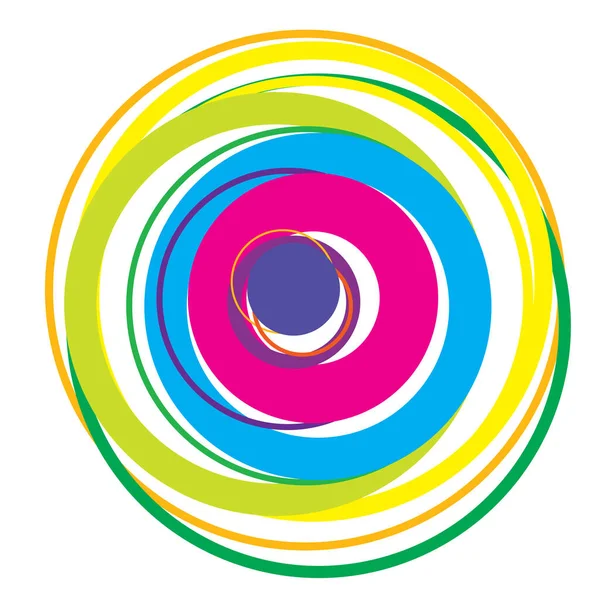 Rastgele daireler soyut geometrik bileşim