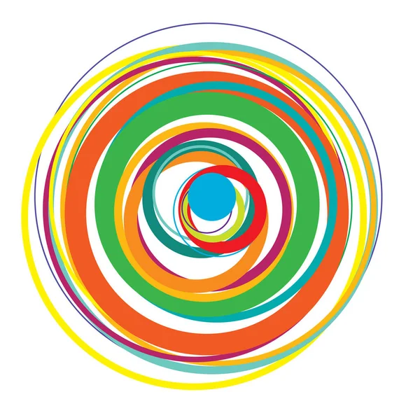 Rastgele daireler soyut geometrik bileşim