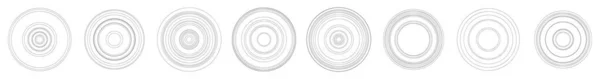 Willekeurige Cirkels Abstracte Geometrische Samenstelling Voorraad Vector Illustratie Clip Art — Stockvector