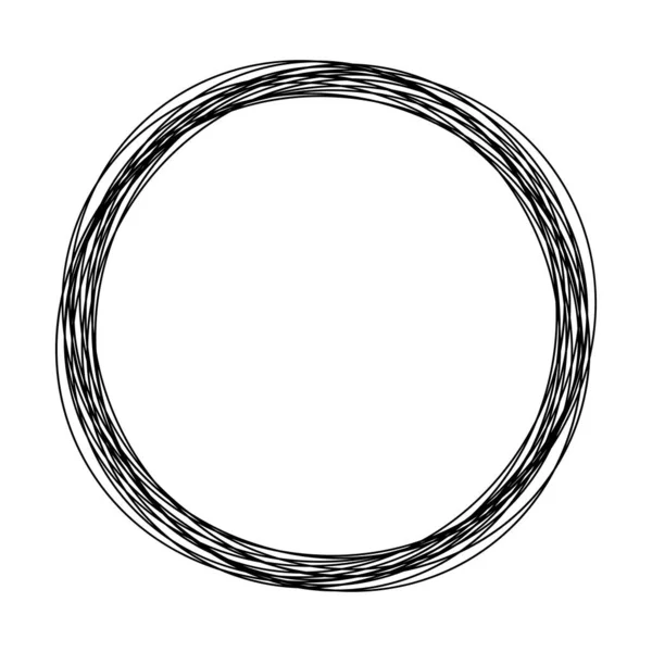 Random Circles Circular Rings Geometric Design Element Stock Vector Illustration — Vettoriale Stock
