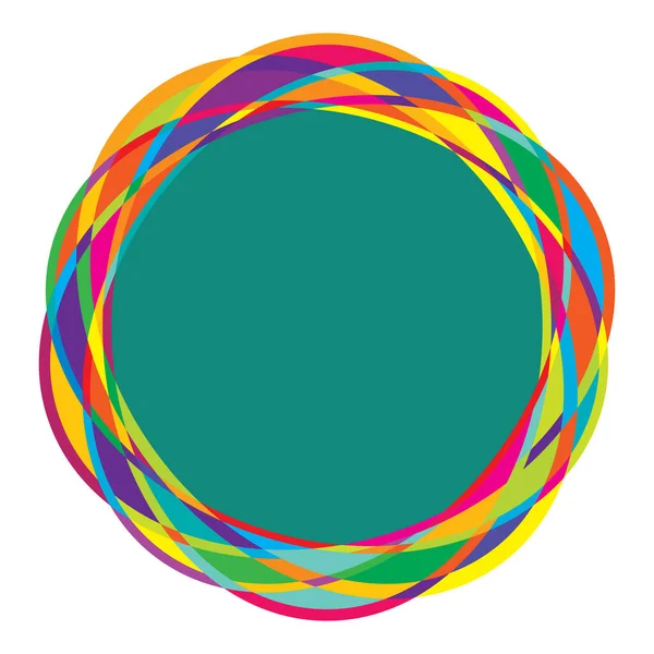 Rastgele daireler, dairesel halkalar geometrik tasarım ögesi