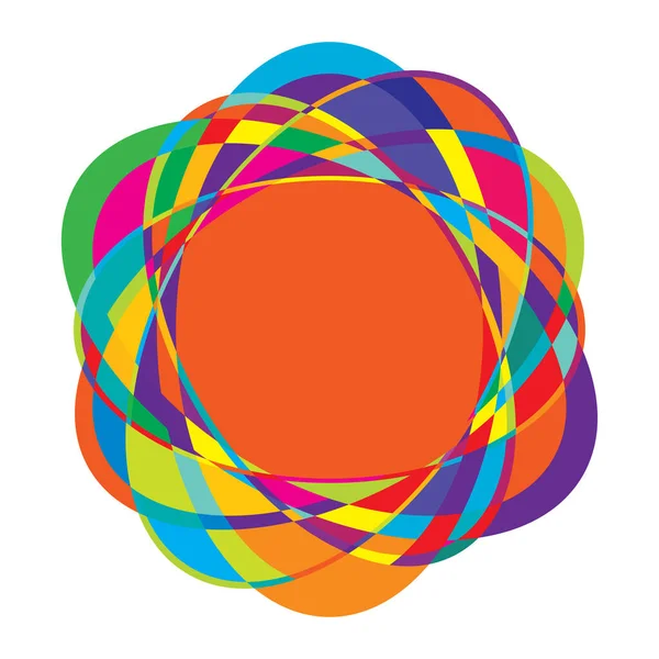 Rastgele daireler, dairesel halkalar geometrik tasarım ögesi