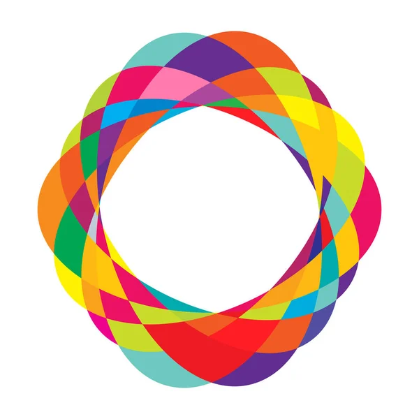 Random Circles Circular Rings Geometric Design Element — Image vectorielle