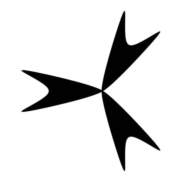 Icône Géométrique Abstraite Forme Élément Symbole — Image vectorielle