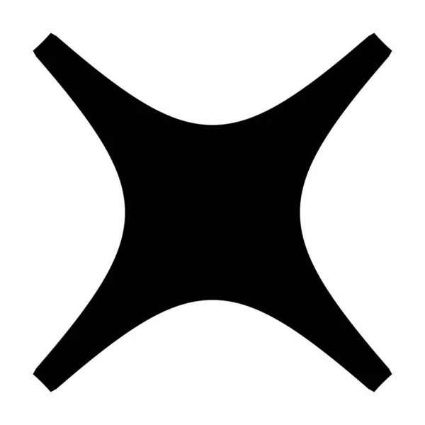 Abstraktes Geometrisches Symbol Form Der Symbolelemente — Stockvektor