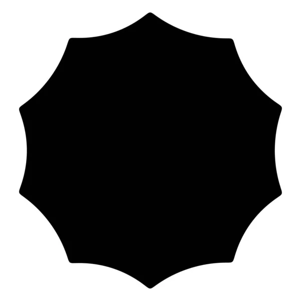 Abstraktní Geometrická Ikona Tvar Prvku Symbolu — Stockový vektor