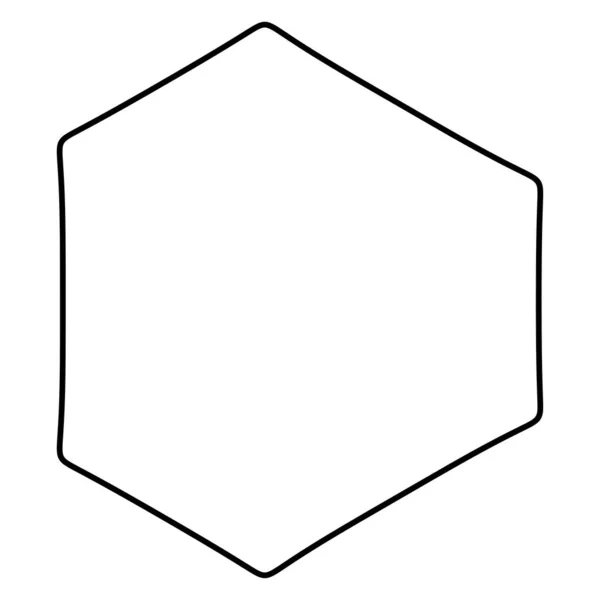 Abstrakcyjna Ikona Geometryczna Kształt Elementu Symbolu — Wektor stockowy