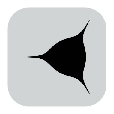 Soyut geometrik simge, sembol ögesi şekli