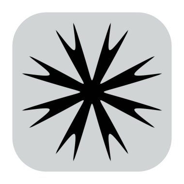 Soyut geometrik simge, sembol ögesi şekli