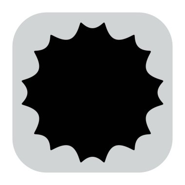 Soyut geometrik simge, sembol ögesi şekli