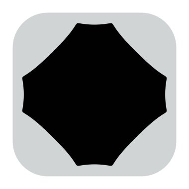 Soyut geometrik simge, sembol ögesi şekli