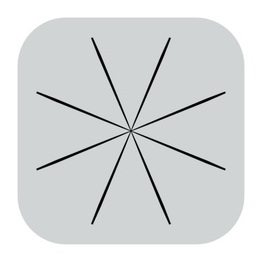 Soyut geometrik simge, sembol ögesi şekli