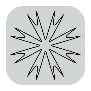 Soyut geometrik simge, sembol ögesi şekli