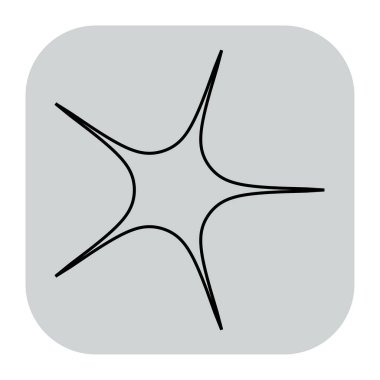 Soyut geometrik simge, sembol ögesi şekli