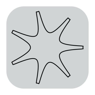 Soyut geometrik simge, sembol ögesi şekli